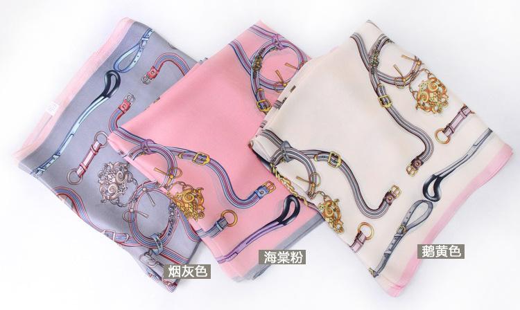 中国工厂网 服装工厂网 服装配饰 围巾 华丽的皮带 真丝丝巾围巾桑